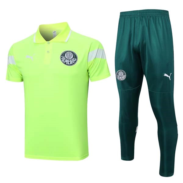 Polo Palmeiras Conjunto Completo 2023 2024 Verde